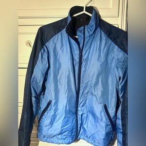 Unisex Blue Windbreaker Jacket